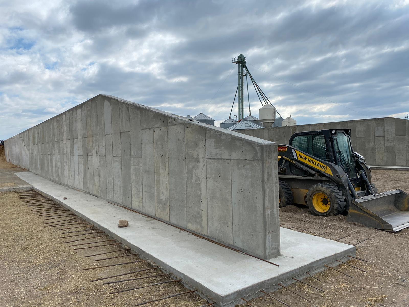 agricultural concrete service on building a silage pit