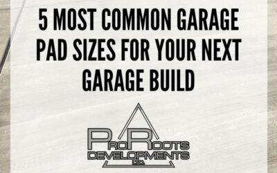 5 Most Common Concrete Garage Pad Sizes for Your Next Garage Build